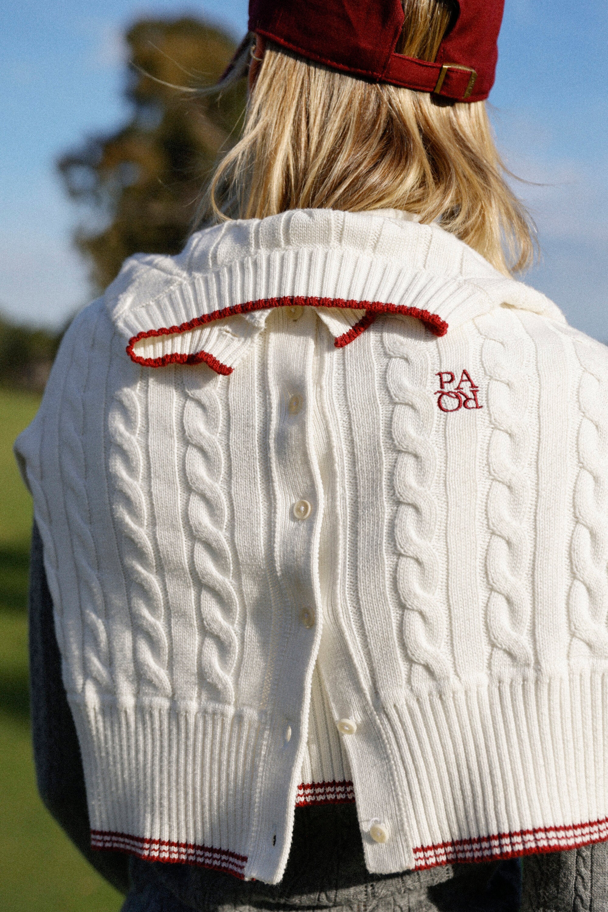 RIVIERA KNIT CARDIGAN - IVORY