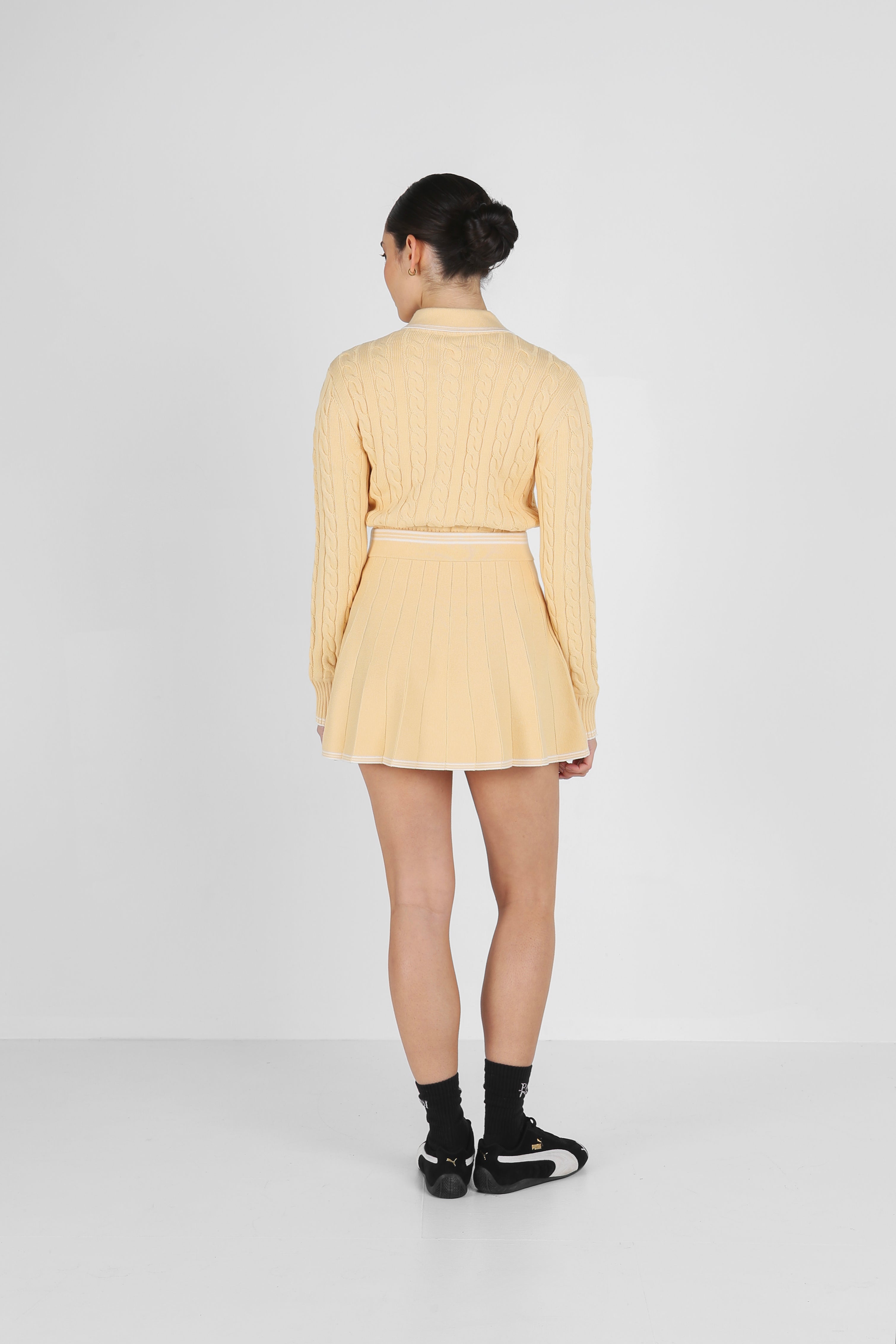 MERION KNIT DRESS - BUTTER
