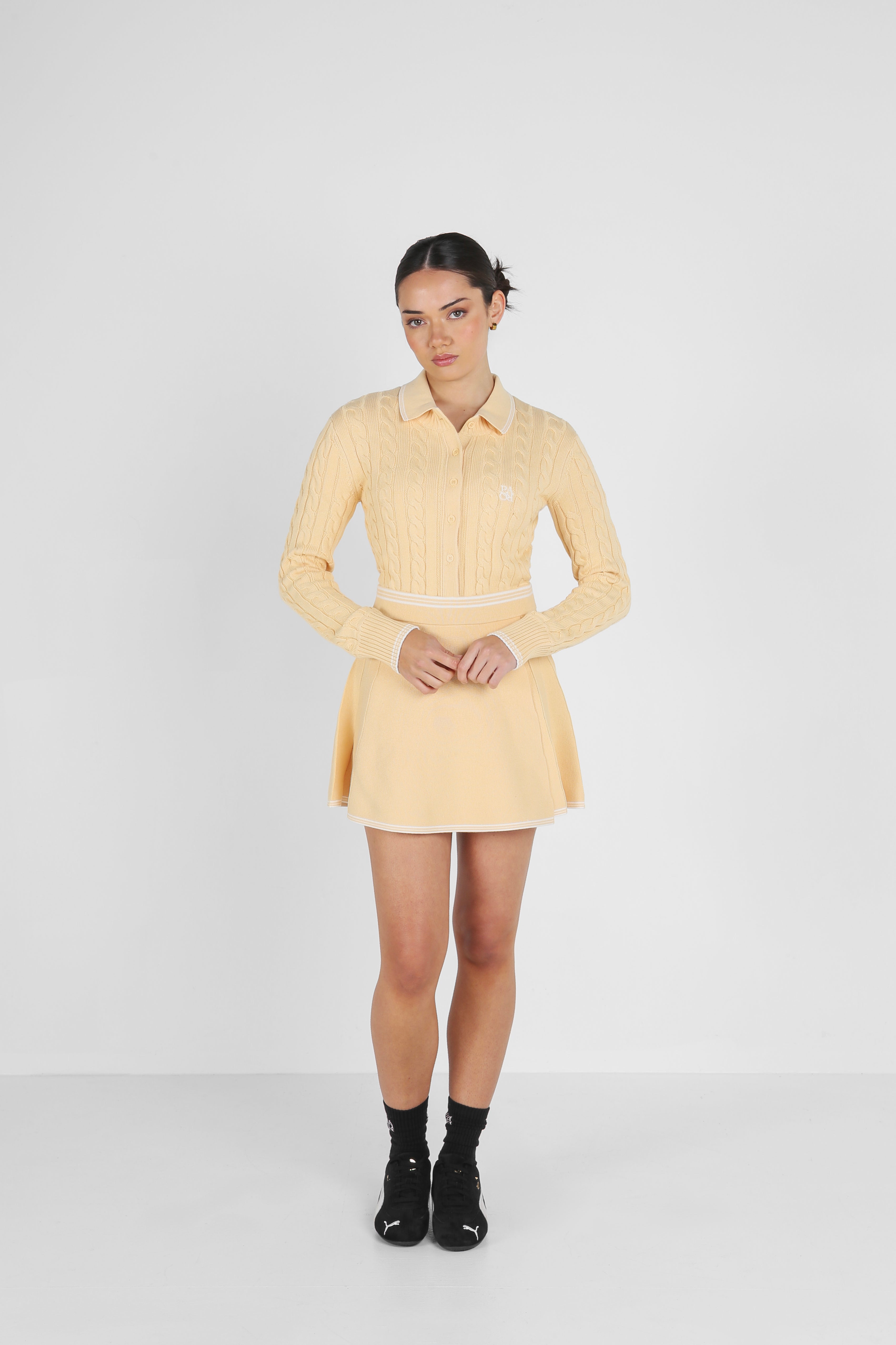 MERION KNIT DRESS - BUTTER