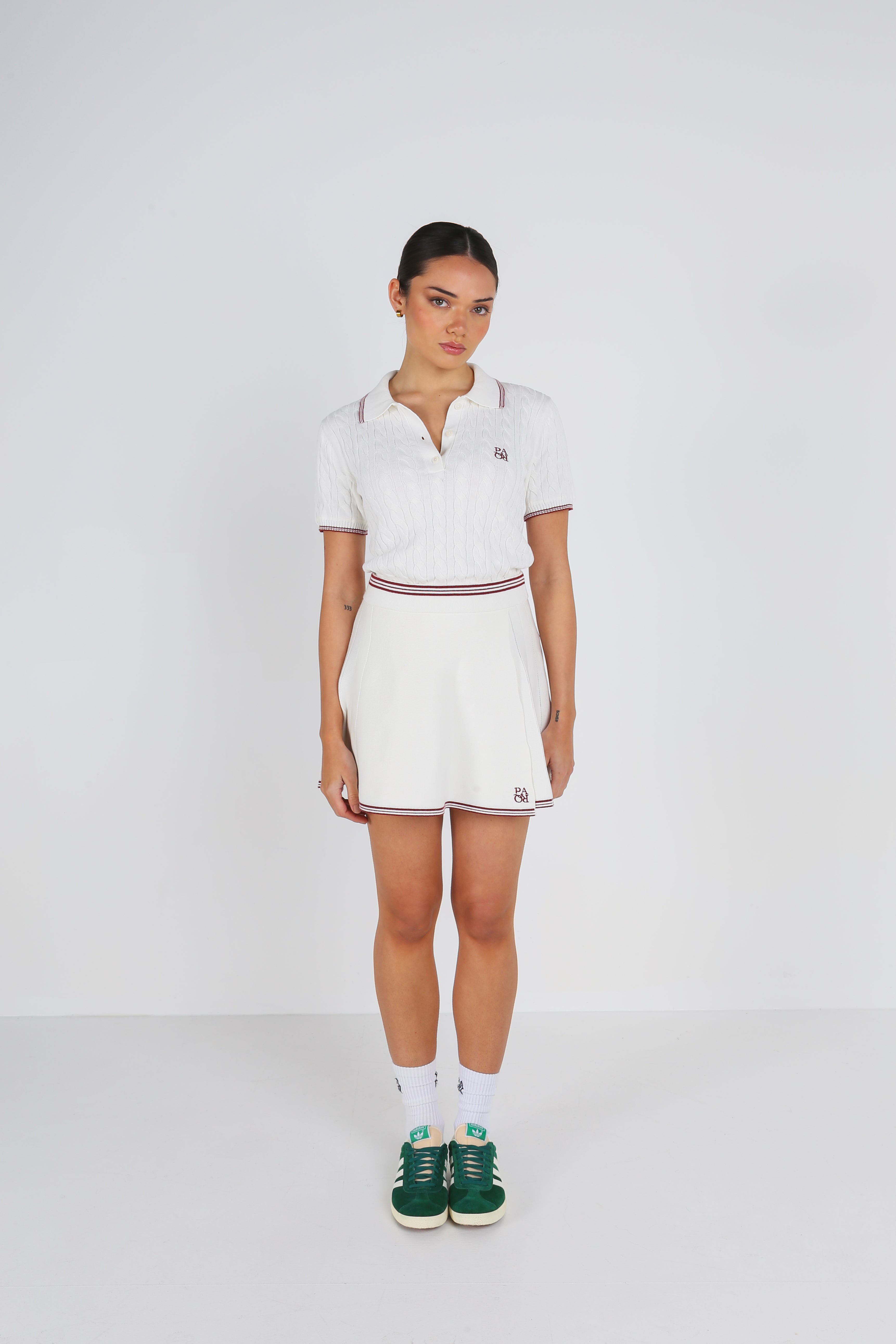 PINEHURST KNIT SKIRT - IVORY