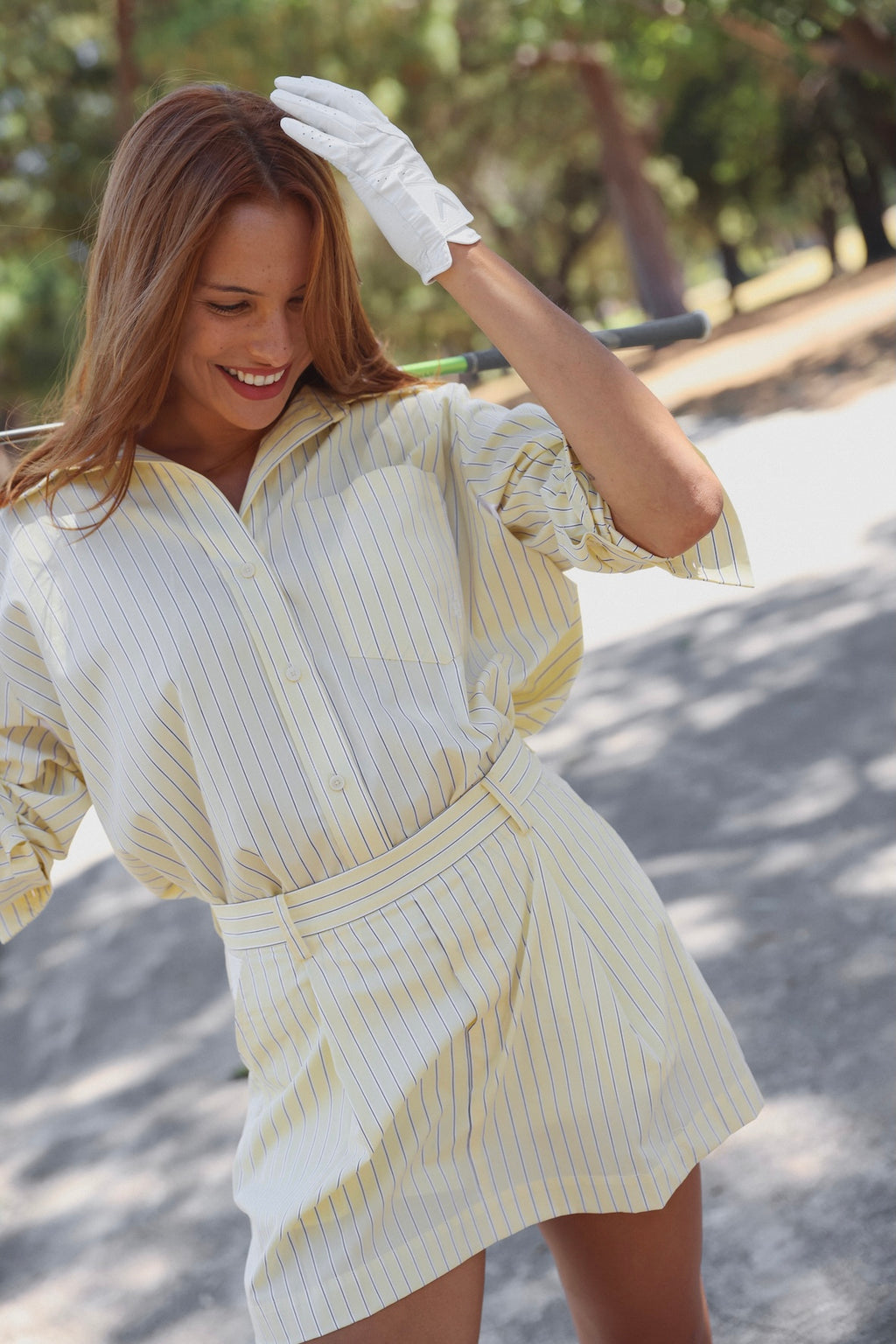 SOMERSET SHIRT - Butter Yellow Stripe