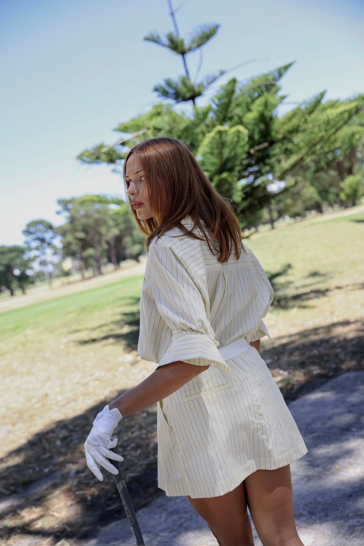 SOMERSET SHIRT - Butter Yellow Stripe
