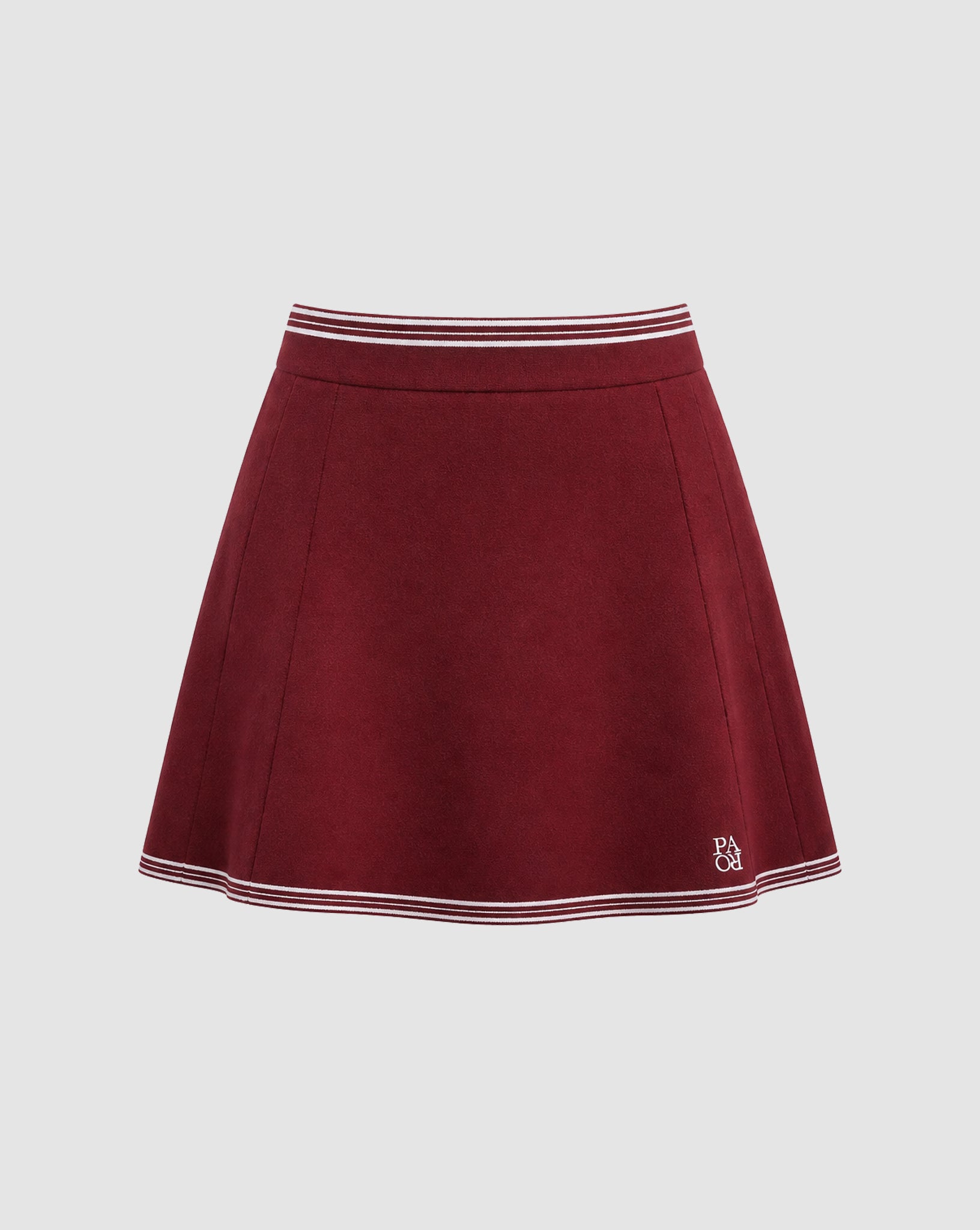 PINEHURST KNIT SKIRT - CHESTNUT RED