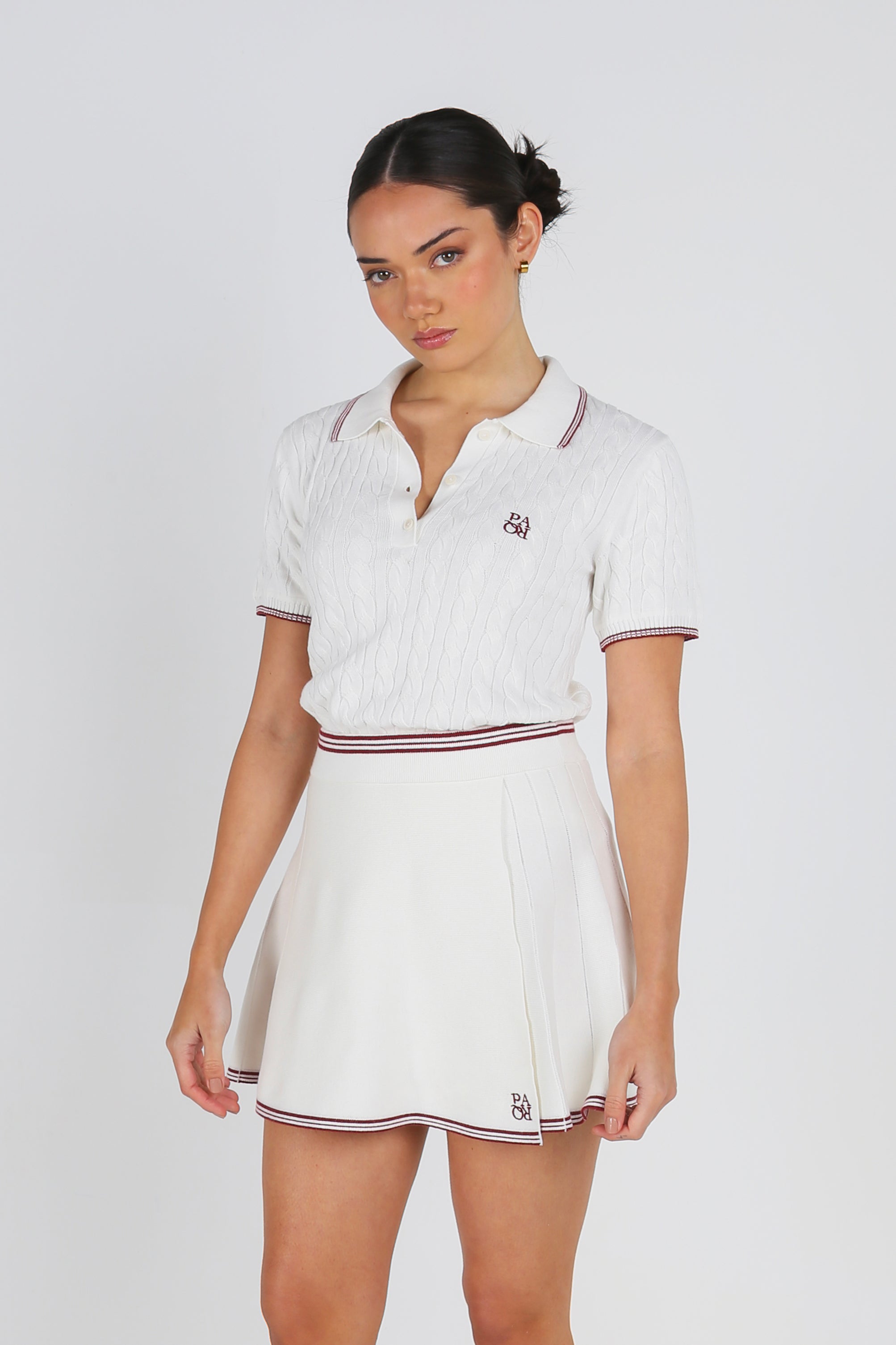 PINEHURST KNIT SKIRT - IVORY