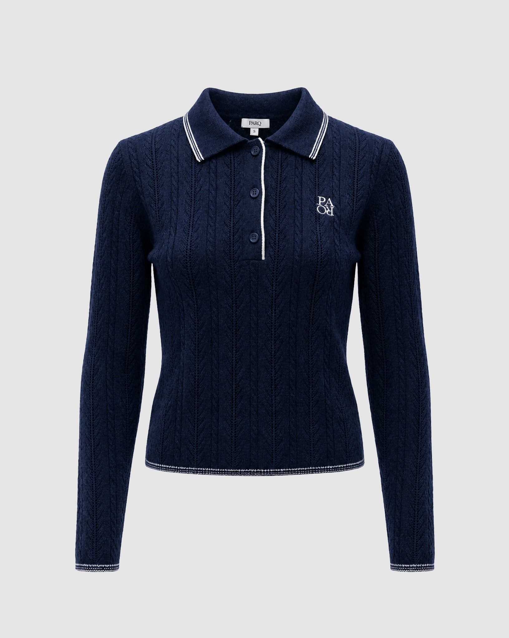 PRESTWICK KNIT POLO - NAVY