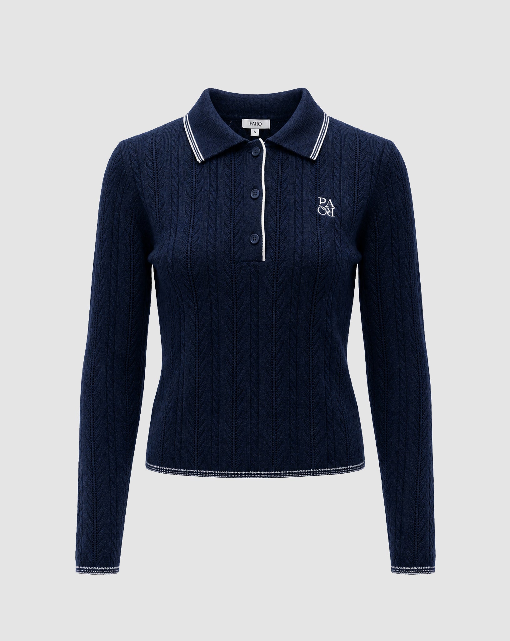 PRESTWICK KNIT POLO - NAVY