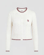 RIVIERA KNIT CARDIGAN - IVORY