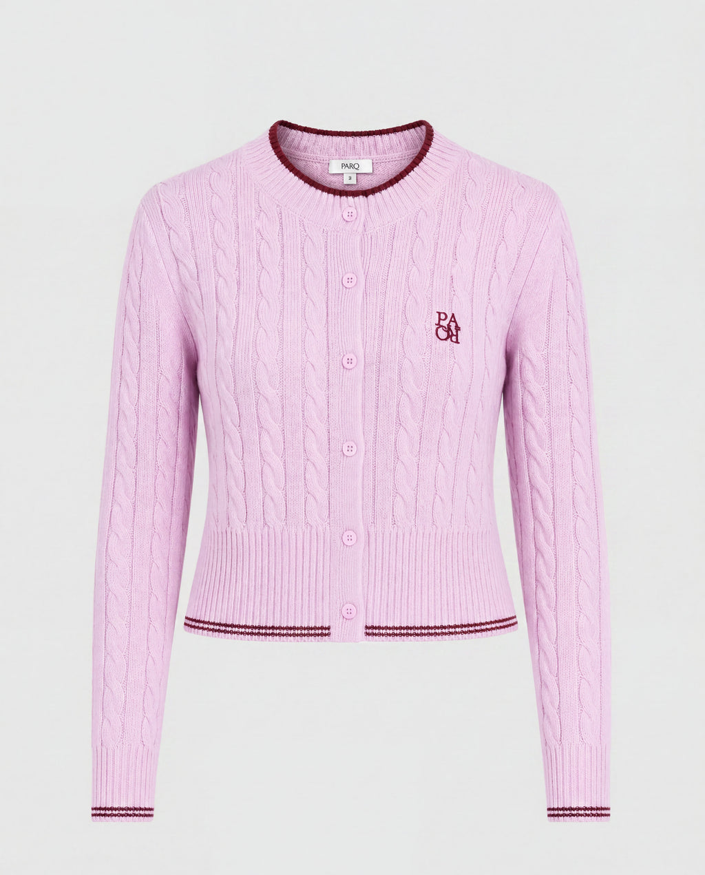 RIVIERA KNIT CARDIGAN - PEA PINK