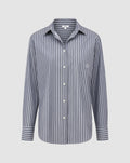 SOMERSET SHIRT - NAVY STRIPE