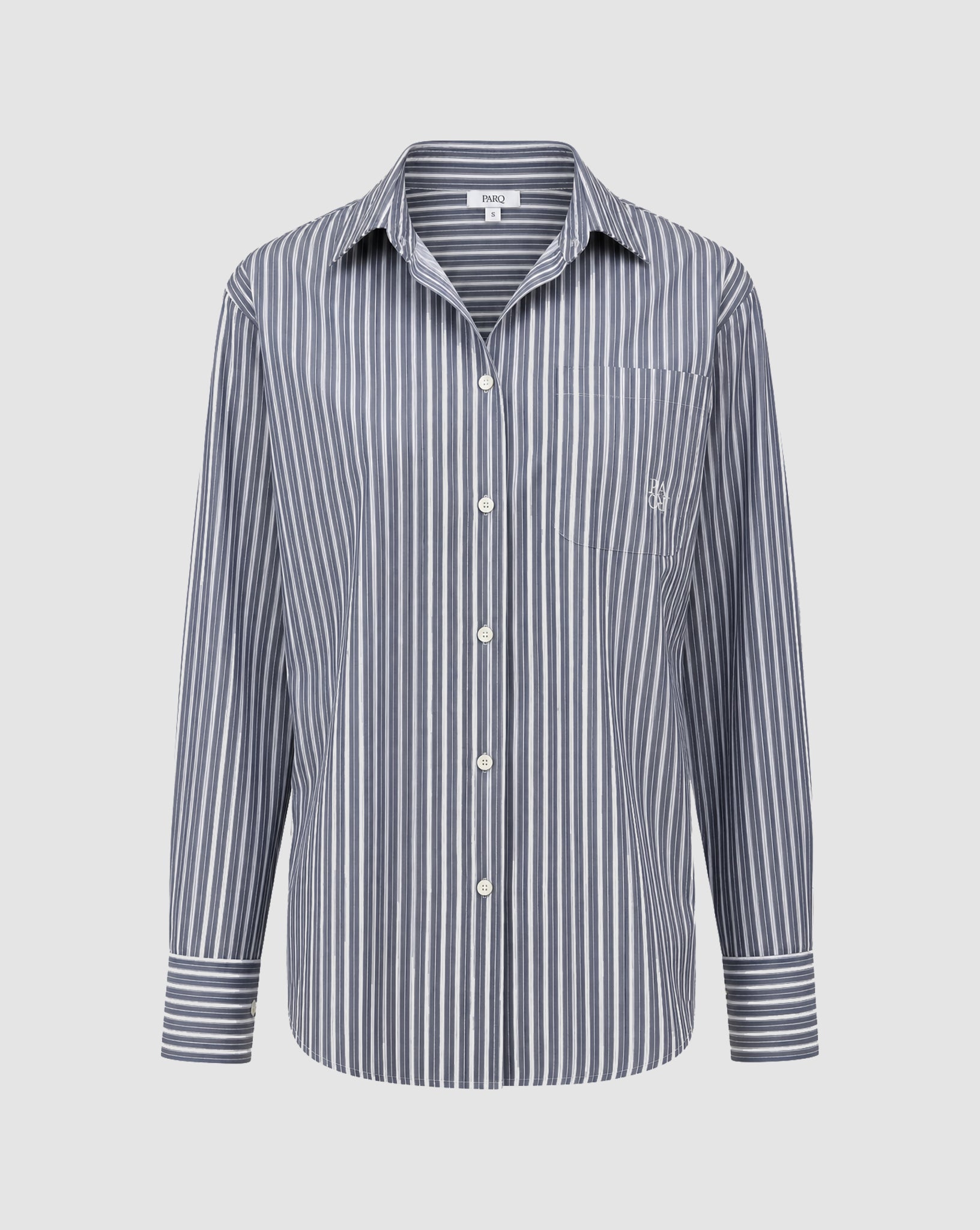SOMERSET SHIRT - NAVY STRIPE