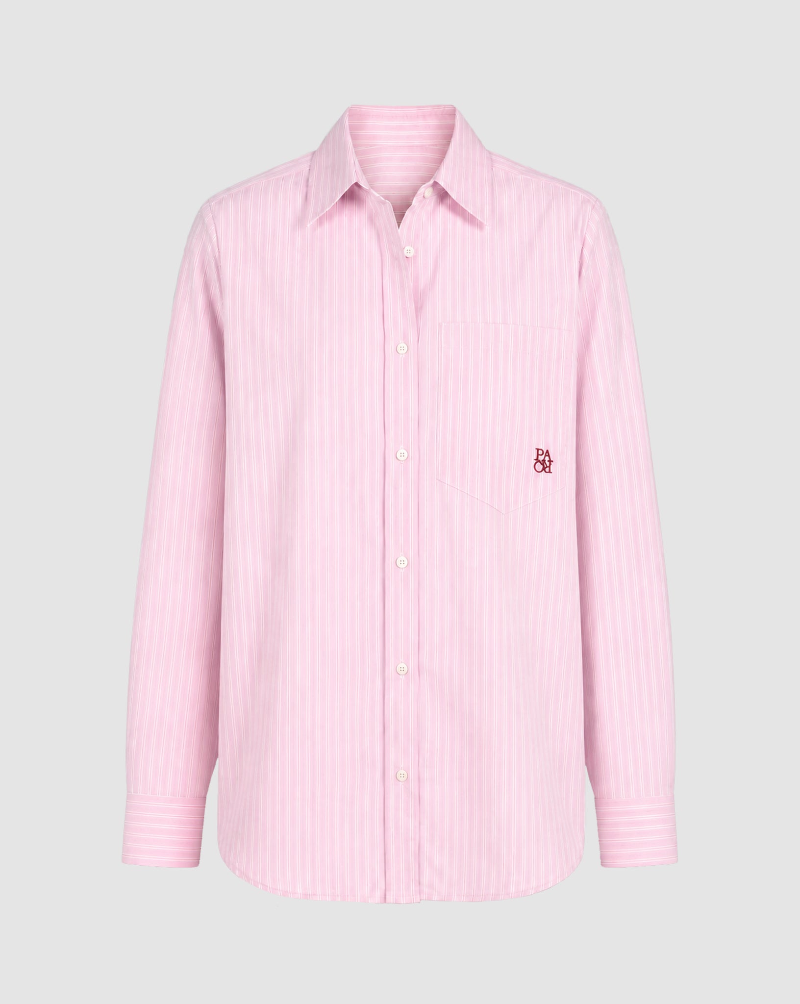 SOMERSET SHIRT - ROSEWATER STRIPE