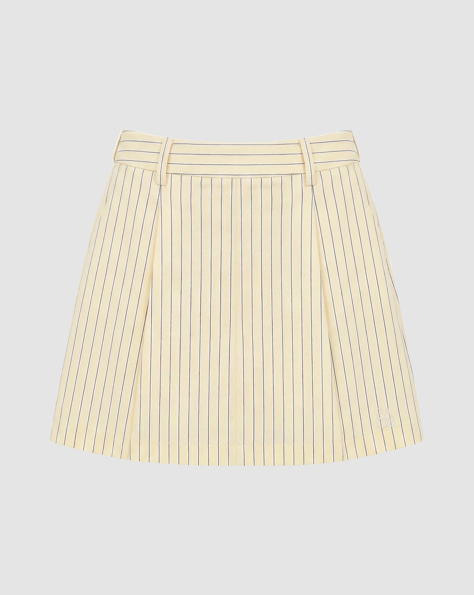 SWINLEY SKORT - BUTTER YELLOW STRIPE