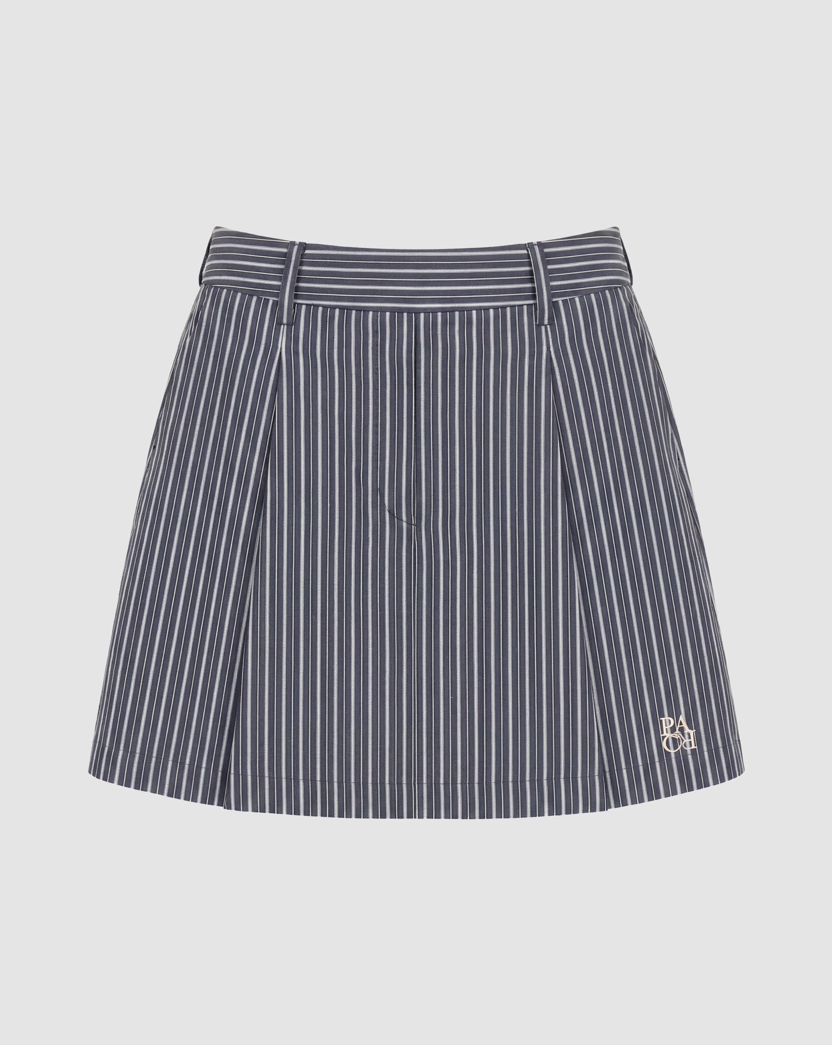 SWINLEY SKORT - NAVY STRIPE